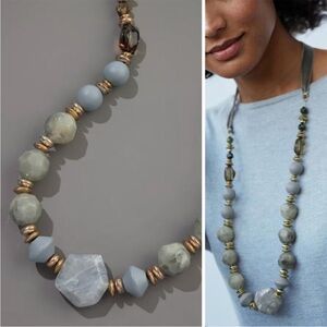 J Jill Winter’s Woods single strand adjustable necklace, EUC